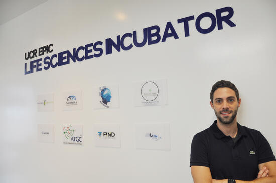 Carlo Baggio at EPIC Life Sciences Incubator